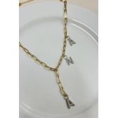 COLAR PERSONALIZADO CARTIER DUAS INICIAIS